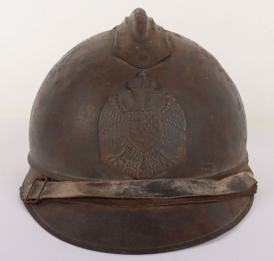 Scarce Yugoslavian M-15 Adrian Helmet - 2