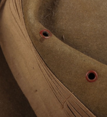 WW2 British Slouch / Bush Hat Reputed to Have Been Worn by a Prisoner of War Working on the Burma Railway - 5