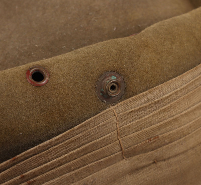 WW2 British Slouch / Bush Hat Reputed to Have Been Worn by a Prisoner of War Working on the Burma Railway - 6