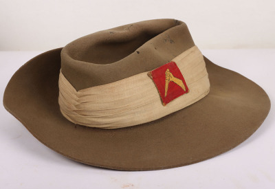 WW2 Royal Berkshire Regiment / 19th Indian Infantry Division Slouch / Bush Hat - 3