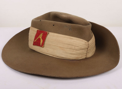 WW2 Royal Berkshire Regiment / 19th Indian Infantry Division Slouch / Bush Hat - 4