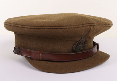 WW2 Essex Regiment Officers Service Dress Peaked Cap