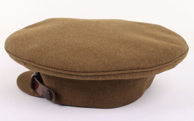 WW2 Essex Regiment Officers Service Dress Peaked Cap - 6