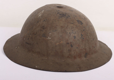 WW2 British Royal Army Medical Corps Steel Combat Helmet - 2