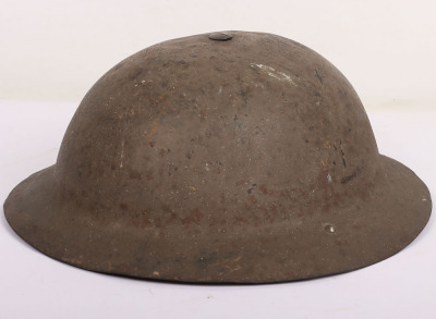 WW2 British Royal Army Medical Corps Steel Combat Helmet - 3