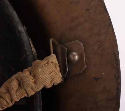 WW2 British Royal Army Medical Corps Steel Combat Helmet - 8