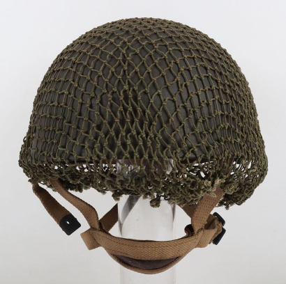 WW2 British 1944 Dated Paratroopers Steel Combat Helmet