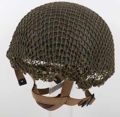 WW2 British 1944 Dated Paratroopers Steel Combat Helmet - 3