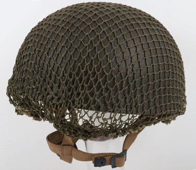 WW2 British 1944 Dated Paratroopers Steel Combat Helmet - 4