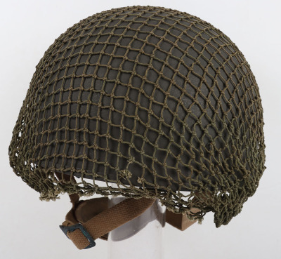WW2 British 1944 Dated Paratroopers Steel Combat Helmet - 5