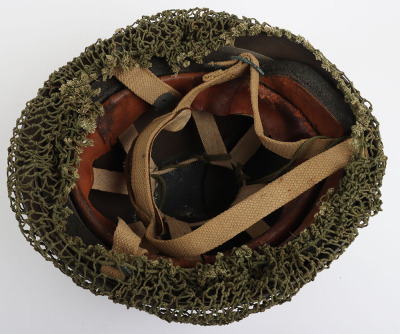 WW2 British 1944 Dated Paratroopers Steel Combat Helmet - 7