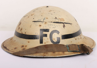 WW2 British Home Front Senior Fire Guard Mk.II Helmet