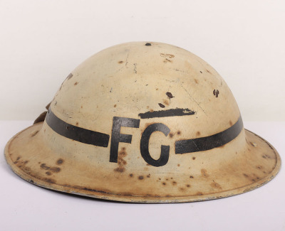 WW2 British Home Front Senior Fire Guard Mk.II Helmet - 3