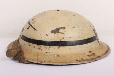 WW2 British Home Front Senior Fire Guard Mk.II Helmet - 4