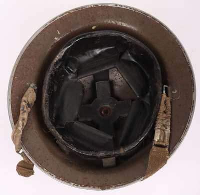 WW2 British Home Front Senior Fire Guard Mk.II Helmet - 7