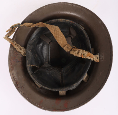 WW2 British Mk.II Helmet with Hampshire Regiment Decal - 7