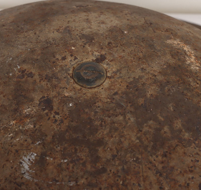 WW2 British MK.II Helmet with Herefordshire Regiment Decal - 6