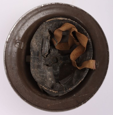 WW2 British MK.II Helmet with Herefordshire Regiment Decal - 7