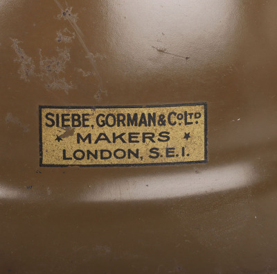 WW2 British Home Front MK.II Helmet, Siebe Gorman Ltd Factory Worker - 2