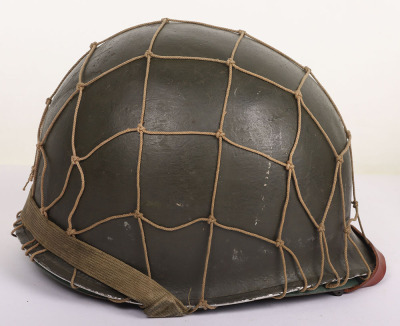WW2 US Army M1 Helmet, Fixed Bale Front Seam - 2