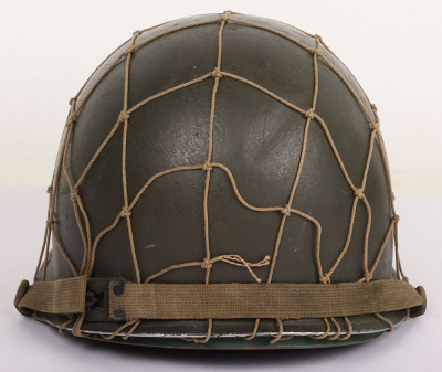WW2 US Army M1 Helmet, Fixed Bale Front Seam - 3