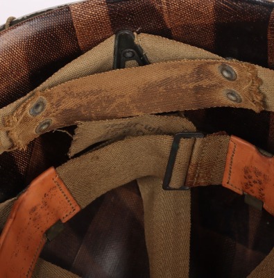 WW2 US Army M1 Helmet, Fixed Bale Front Seam - 9