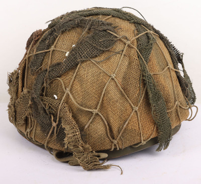 WW2 US Army M1 Helmet and Liner - 2