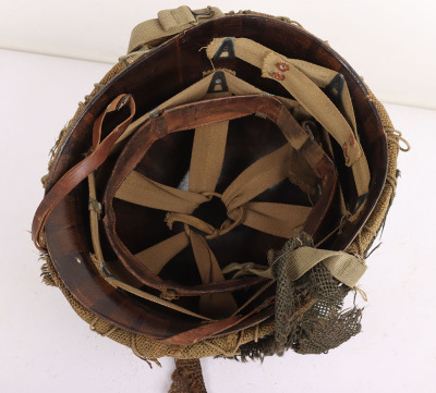 WW2 US Army M1 Helmet and Liner - 6