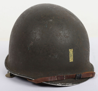 WW2 US Army M1 Helmet and Liner - 11