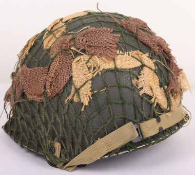 Representation of a WW2 M2, D-Bale US Paratroopers Helmet - 2