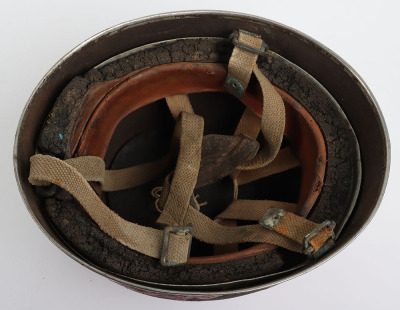 Post WW2 British Airborne Forces Steel Helmet - 8