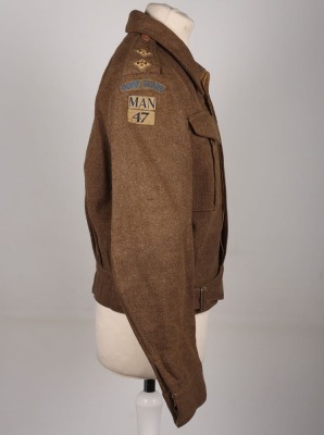 WW2 British Officers Battle Dress Blouse, 47th (Wythenshawe) Battalion Manchester Home Guard - 2