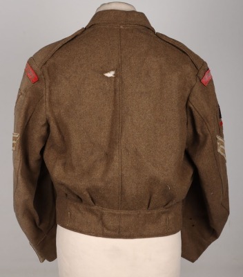 WW2 British 3rd Infantry Division Battle Dress Blouse, Pioneer Corps - 2