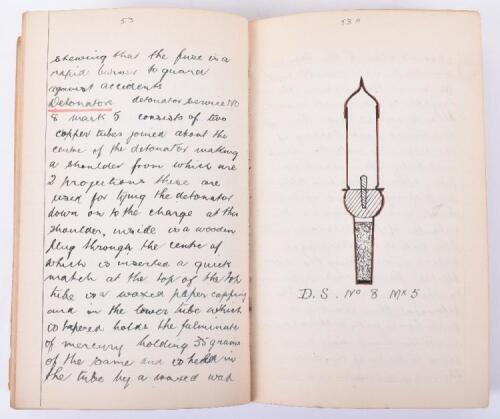 Bombing School (Mitcham) Notes 1916