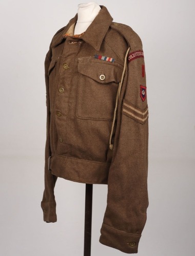 WW2 British 1st Battalion Coldstream Guards Battle Dress Blouse