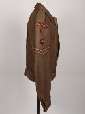 WW2 British 1st Battalion Coldstream Guards Battle Dress Blouse - 2