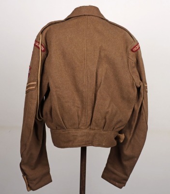 WW2 British 1st Battalion Coldstream Guards Battle Dress Blouse - 3