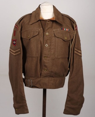 WW2 British 1st Battalion Coldstream Guards Battle Dress Blouse - 10