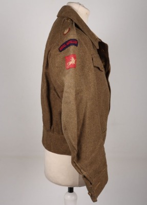 WW2 British Majors, VIII Corps, Royal Artillery Battle Dress Blouse - 2