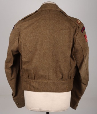 WW2 British Majors, VIII Corps, Royal Artillery Battle Dress Blouse - 3
