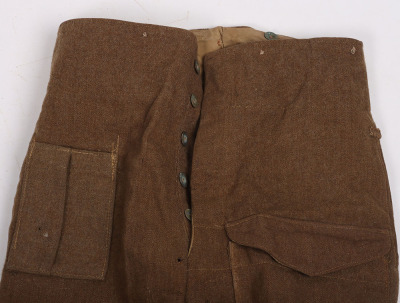 WW2 British Battle Dress Trousers, Early &lsquo;Serge&rsquo; Pattern - 8