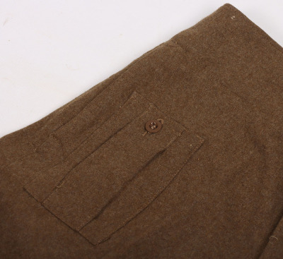 WW2 British Battle Dress Trousers Austerity 40 Pattern - 2