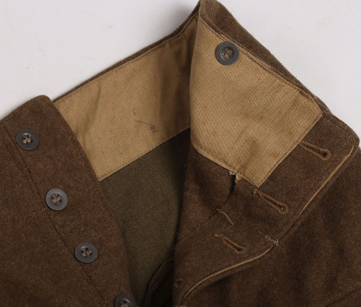 WW2 British Battle Dress Trousers Austerity 40 Pattern - 4