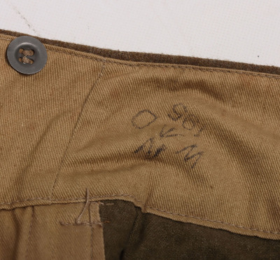 WW2 British Battle Dress Trousers Austerity 40 Pattern - 5