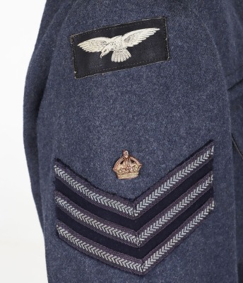 WW2 RAF Aircrew War Service Dress Blouse, Escape Compass Button and Trousers - 9
