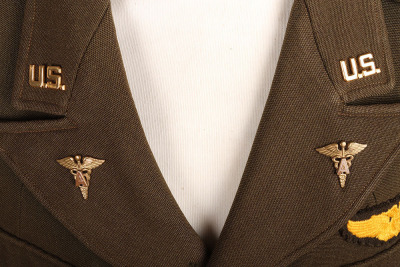 WW2 American USAAF Flight Surgeons British Made Uniform Group - 5