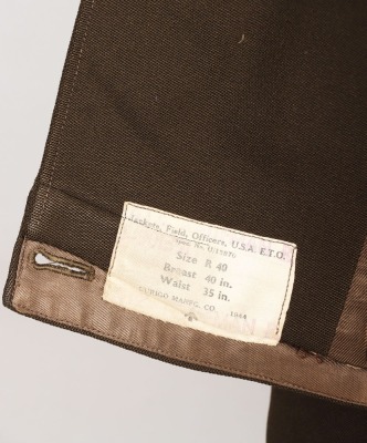 Scarce WW2 British Made London Base Command Quartermaster Corps Battle Dress Blouse - 7