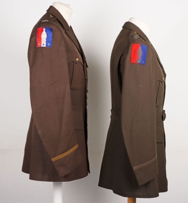 WW2 American London Base Command Officers Uniform Grouping of Major Katz - 8