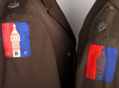 WW2 American London Base Command Officers Uniform Grouping of Major Katz - 9