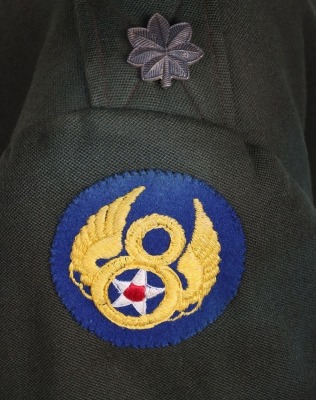 WW2 American 8th Air Force Officers &lsquo;Ike&rsquo; Jacket, Attributed to Fighter Pilot &lsquo;Ace&rsquo; Lt Col Kenneth W Gallup, 350th Fighter Squadron, 353rd Fighter Group - 7